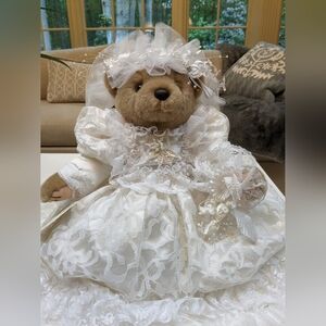Vintage "Bearly People" Bridal Teddy Bear